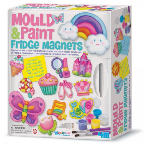 יצירה בגבס - מגנטים למקרר